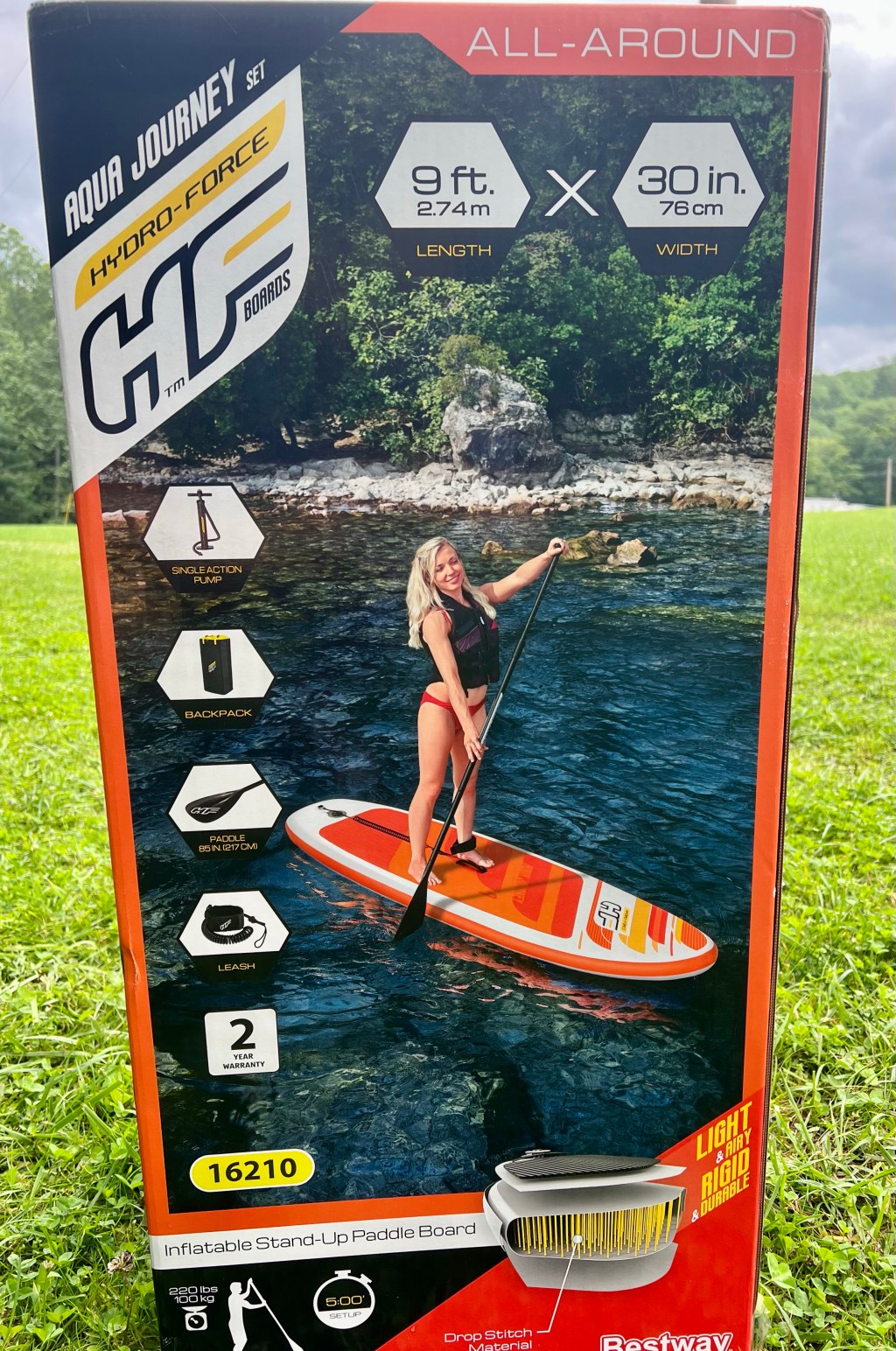 I bought an inflatable paddle board from Aldis and this is how it&nbsp;went